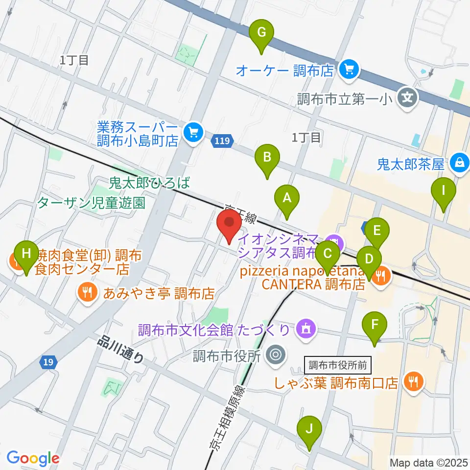 サン・ミュージックスタジオ周辺のコンビニエンスストア一覧地図
