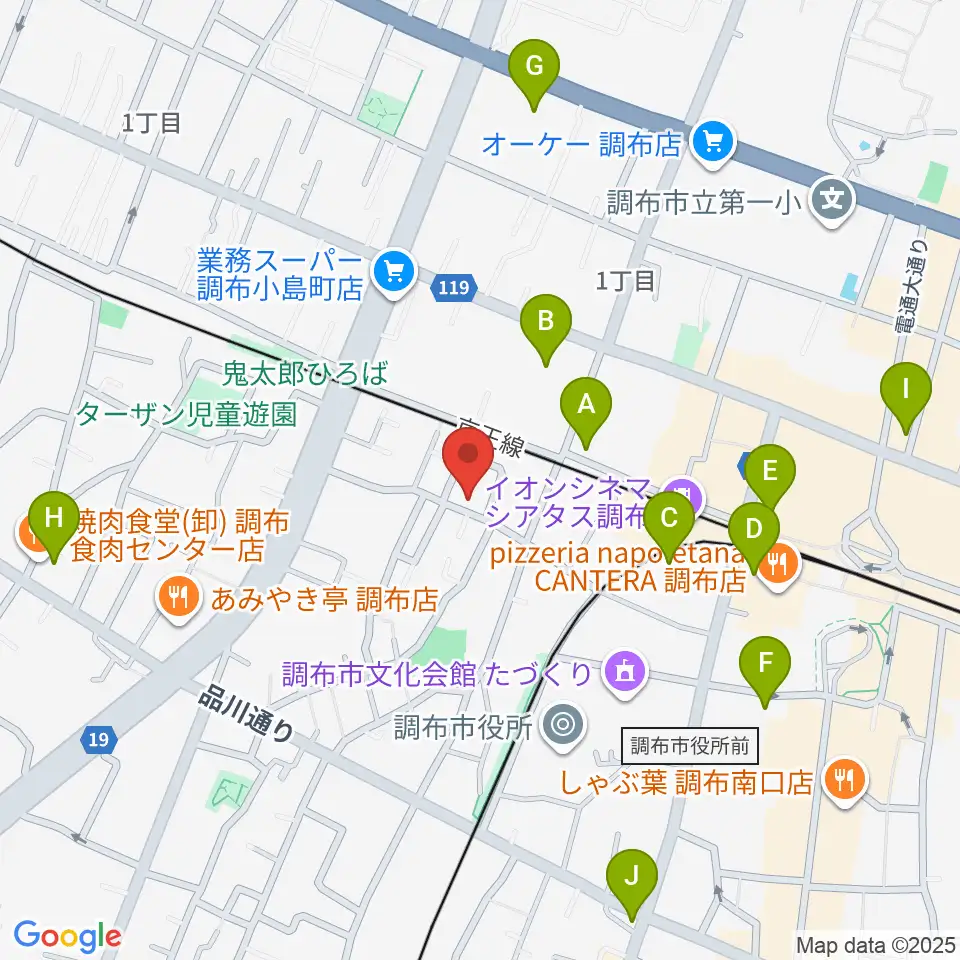 サン・ミュージックスタジオ周辺のコンビニエンスストア一覧地図