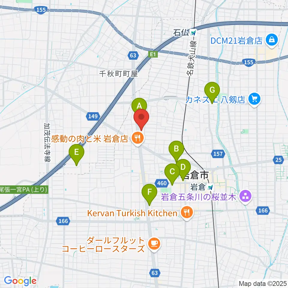 アデリア総合体育文化センター周辺のコンビニエンスストア一覧地図