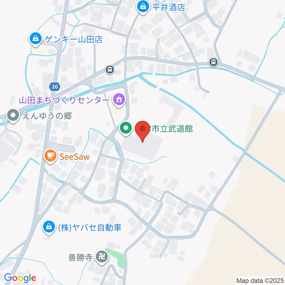 草津市立武道館周辺のコンビニエンスストア一覧地図