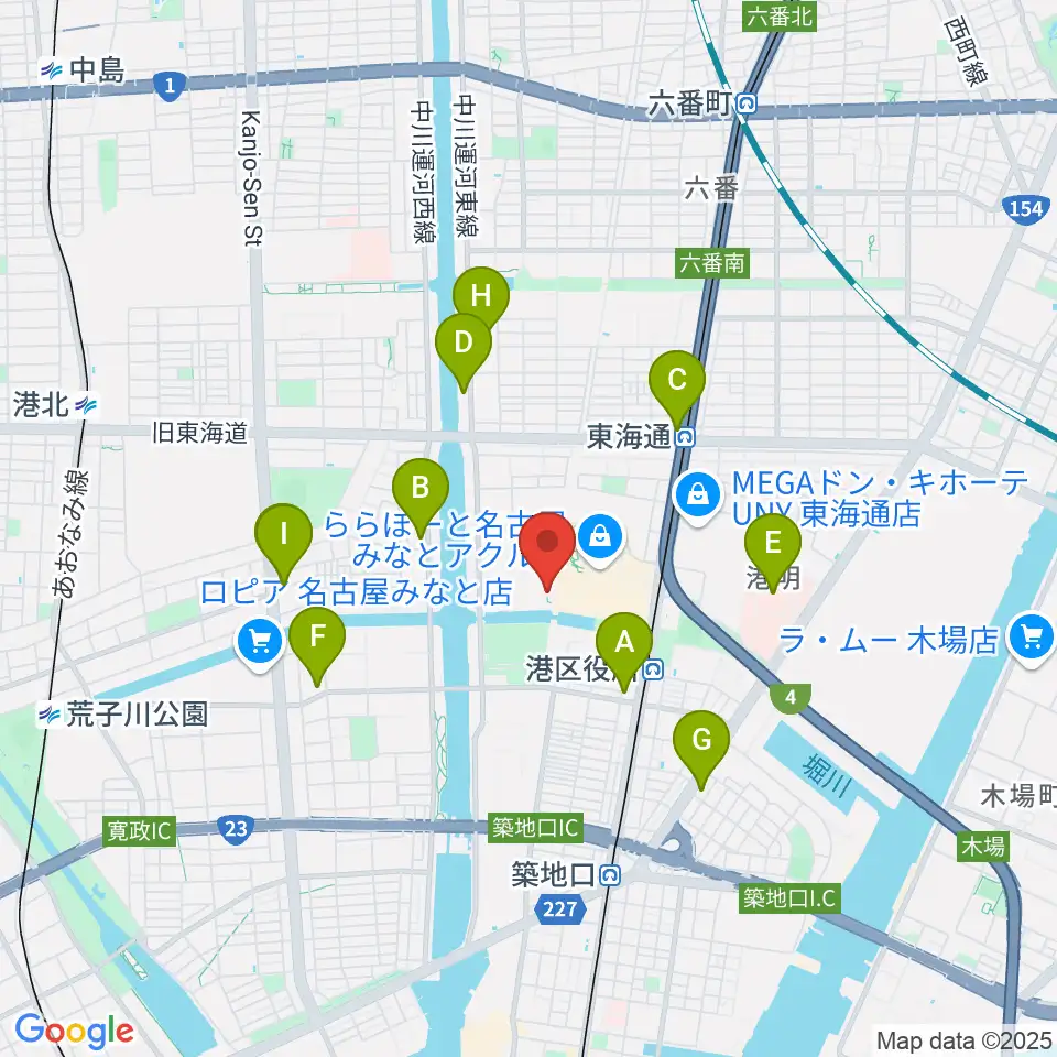 コムテックポートベース周辺のコンビニエンスストア一覧地図