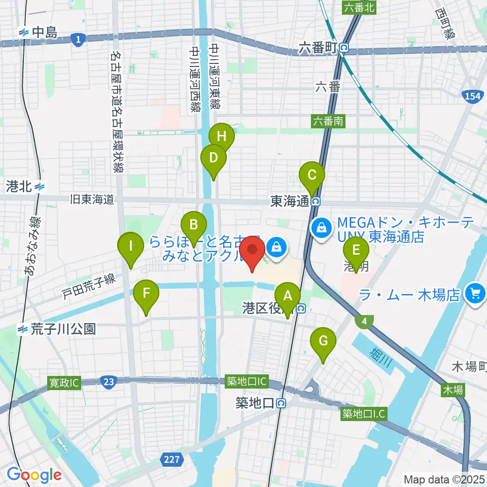 コムテックポートベース周辺のコンビニエンスストア一覧地図