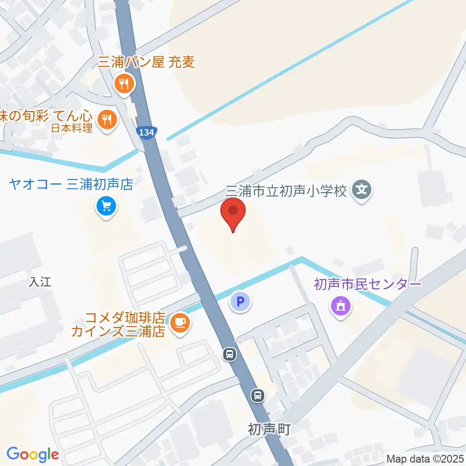 三浦市総合体育館 潮風アリーナ周辺のコンビニエンスストア一覧地図