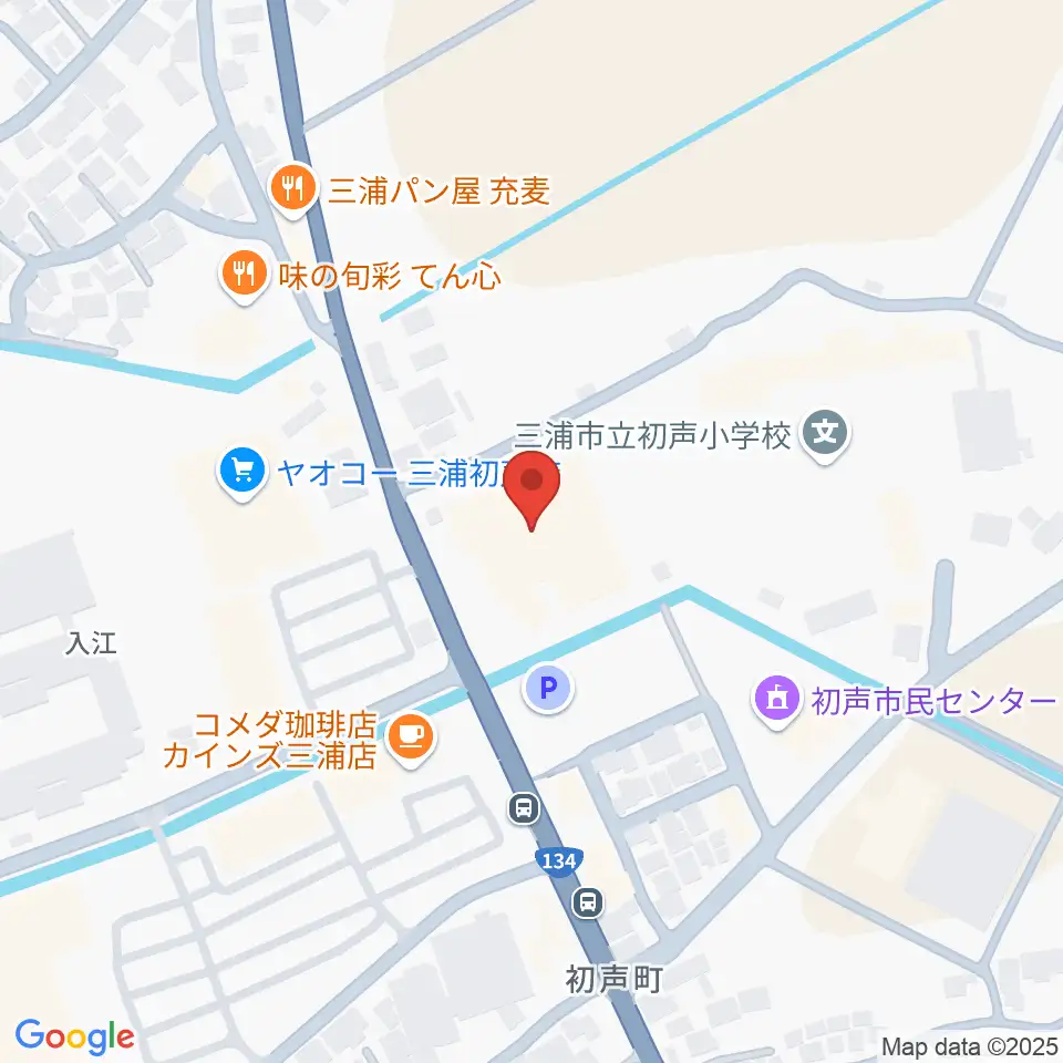 三浦市総合体育館 潮風アリーナ周辺のコンビニエンスストア一覧地図