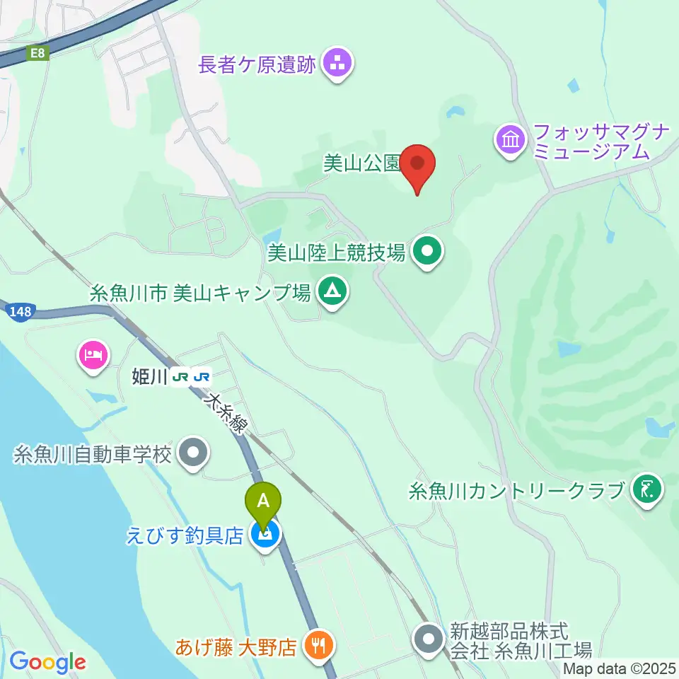 長者ケ原考古館周辺のコンビニエンスストア一覧地図