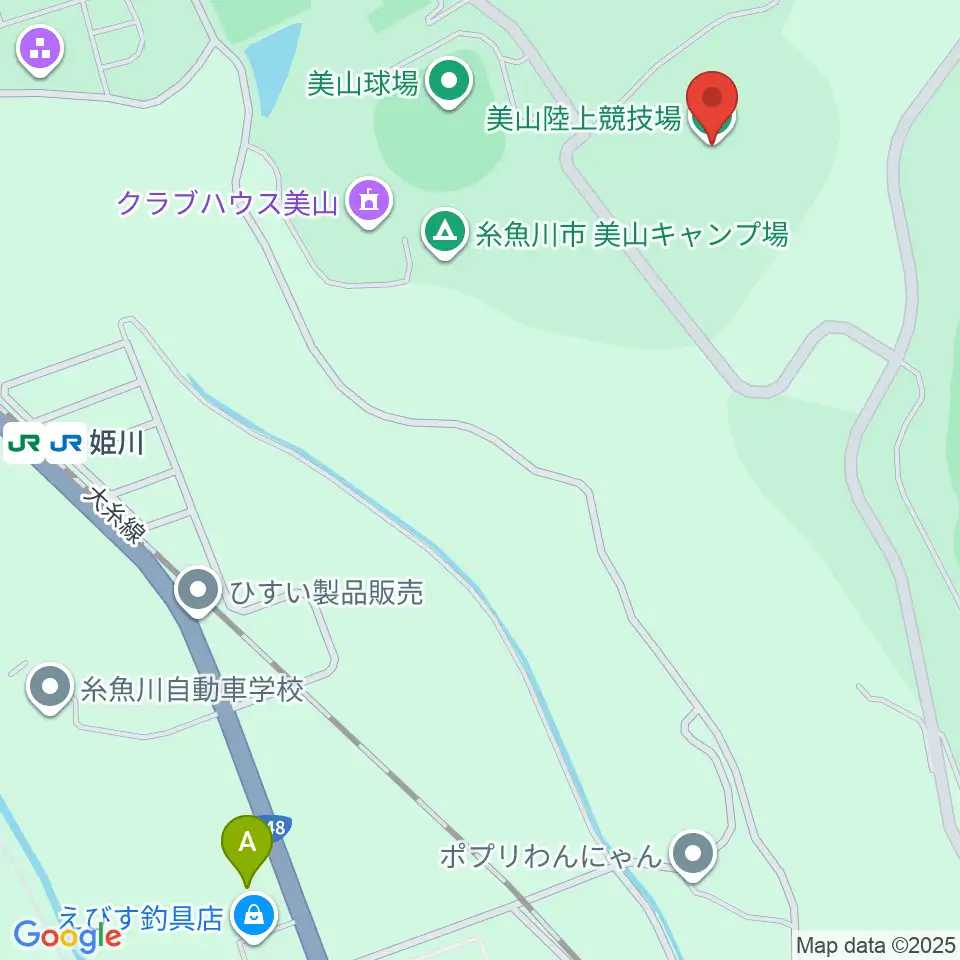 美山陸上競技場周辺のコンビニエンスストア一覧地図