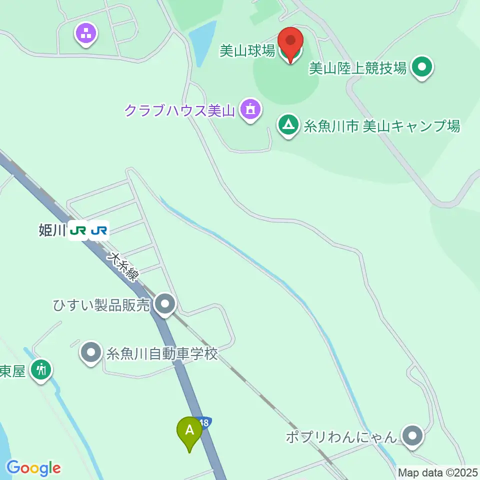 美山球場周辺のコンビニエンスストア一覧地図