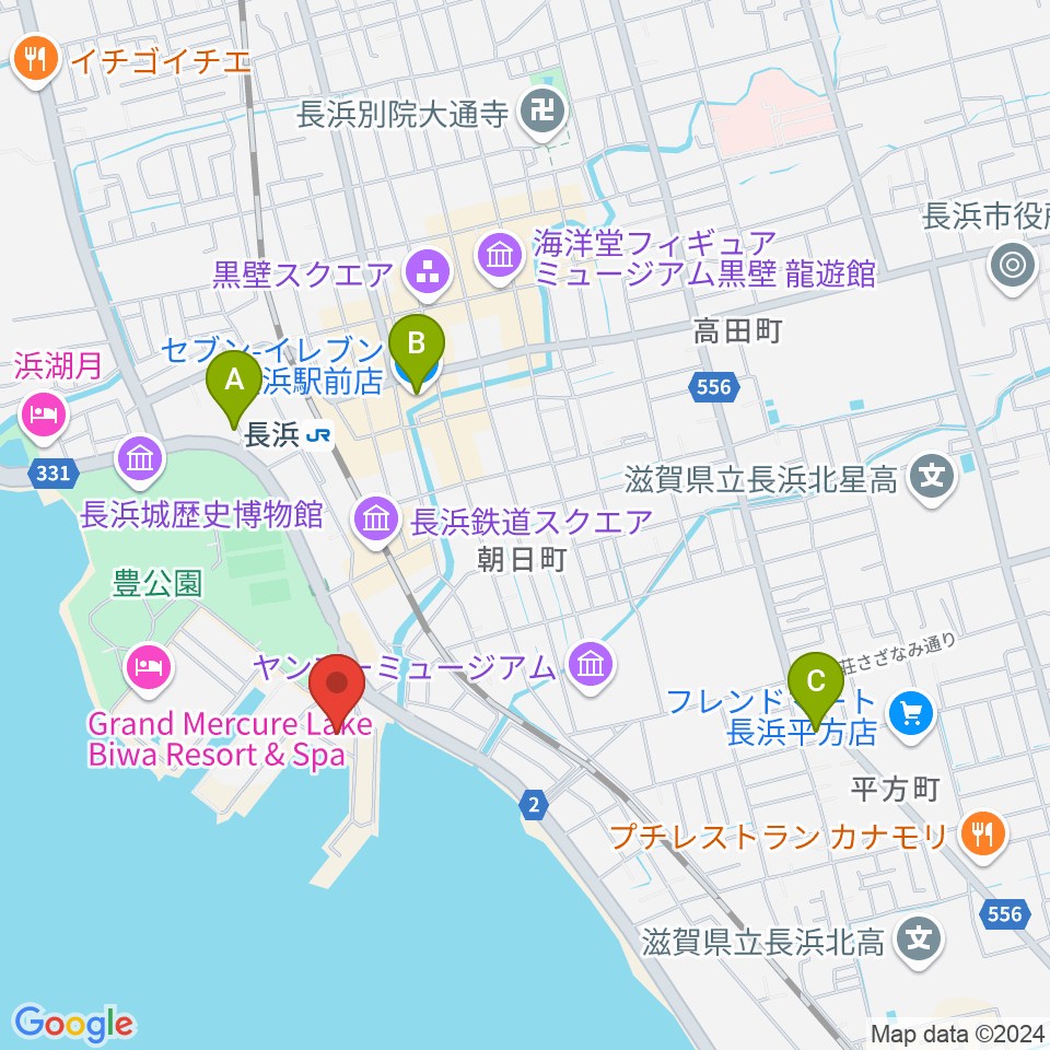 セミナー&カルチャーセンター臨湖周辺のコンビニエンスストア一覧地図