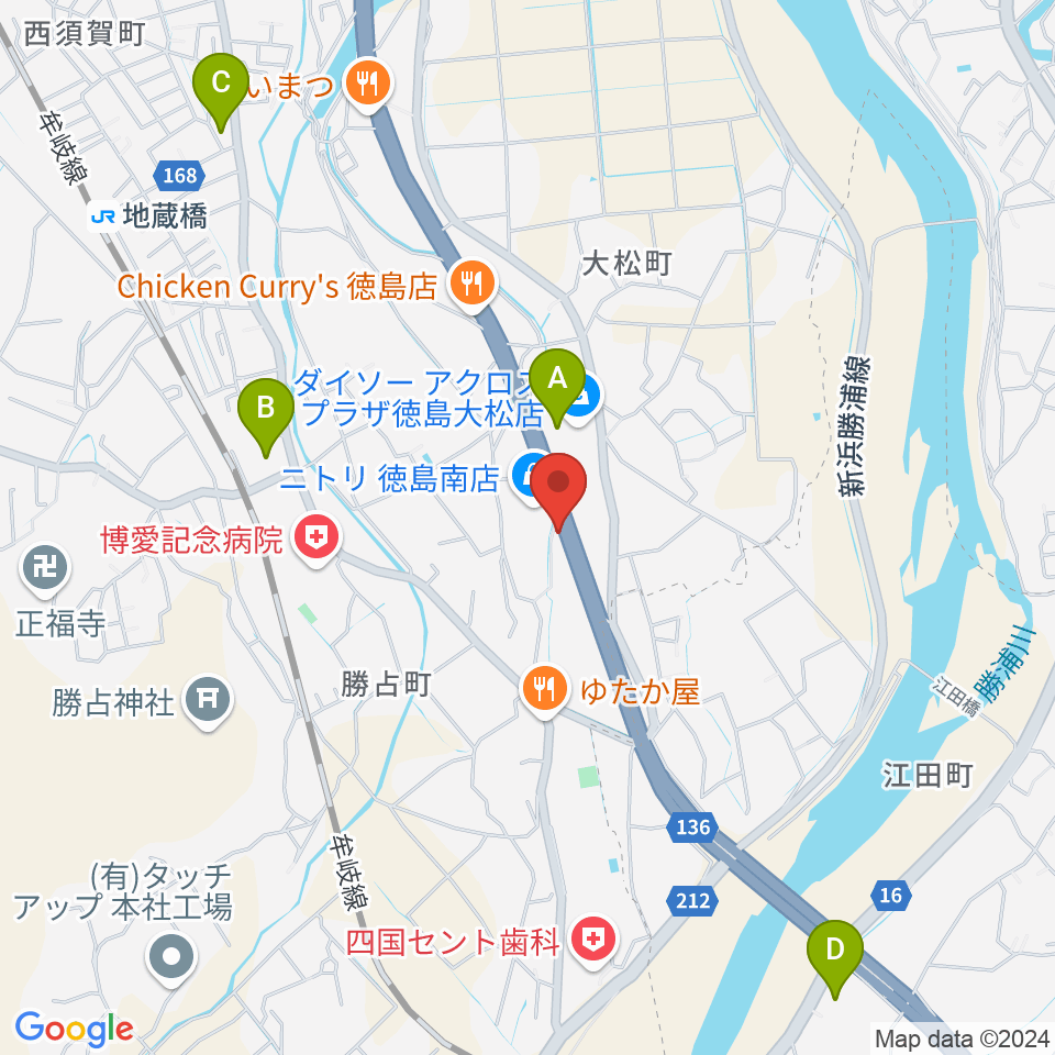 スタジオトリゴロ周辺のコンビニエンスストア一覧地図