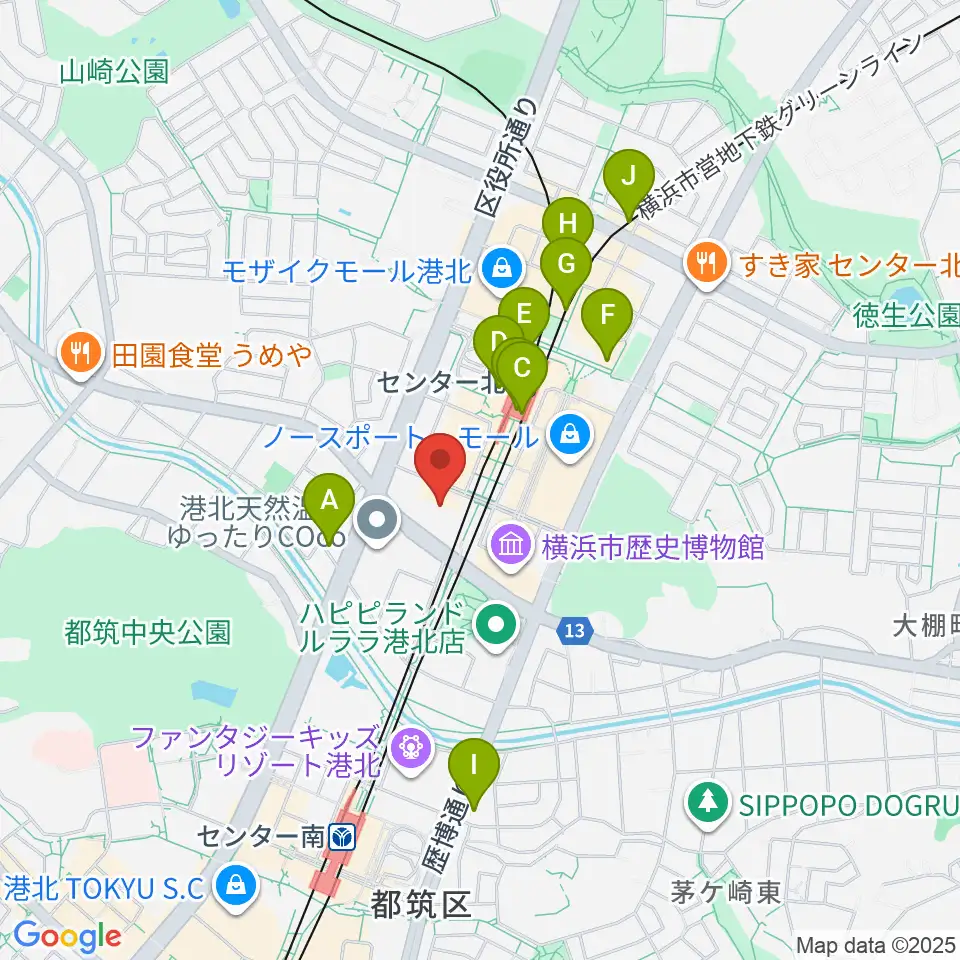 ボッシュホール周辺のコンビニエンスストア一覧地図
