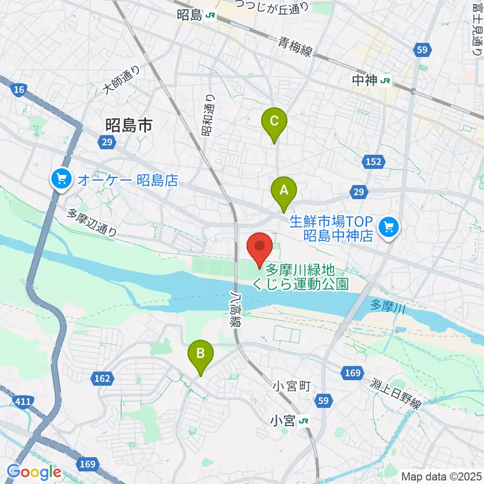 くじら運動公園少年サッカー場周辺のコンビニエンスストア一覧地図
