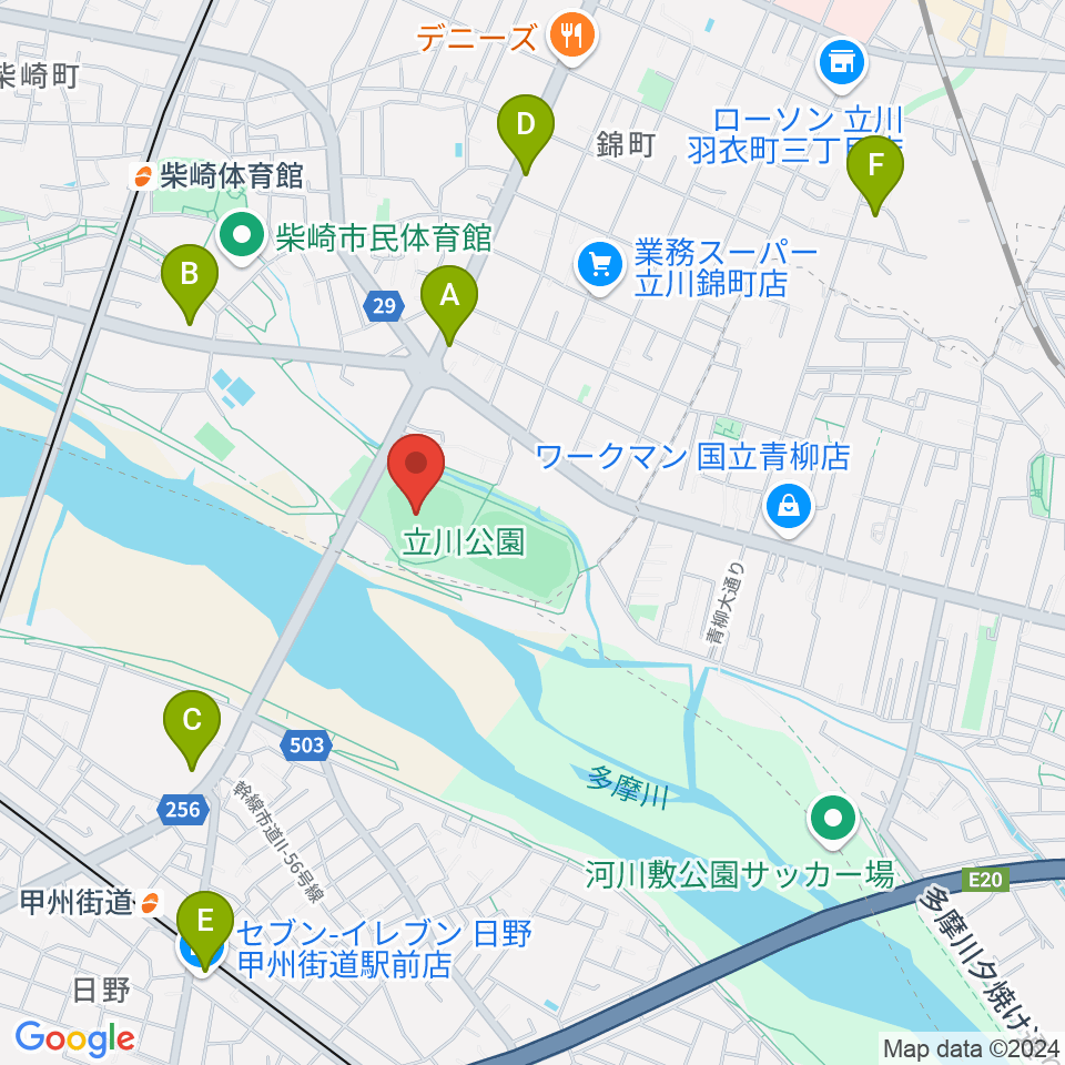 コトブキヤスタジアム周辺のコンビニエンスストア一覧地図