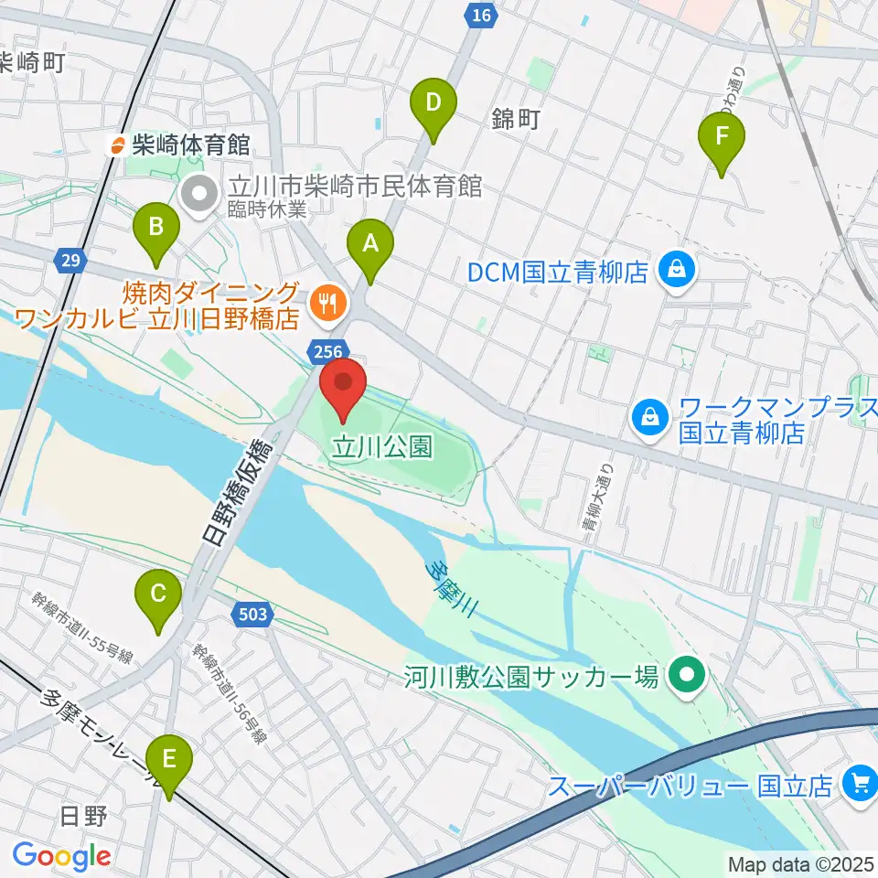 コトブキヤスタジアム周辺のコンビニエンスストア一覧地図