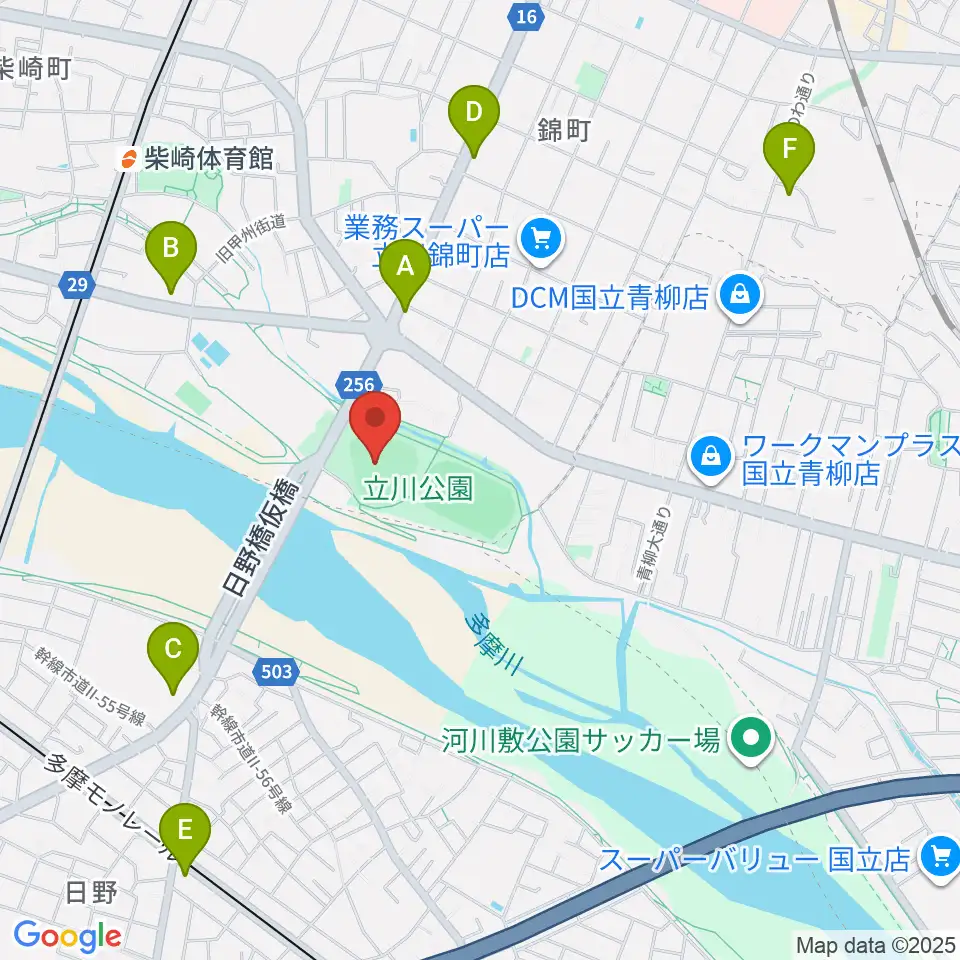 コトブキヤスタジアム周辺のコンビニエンスストア一覧地図