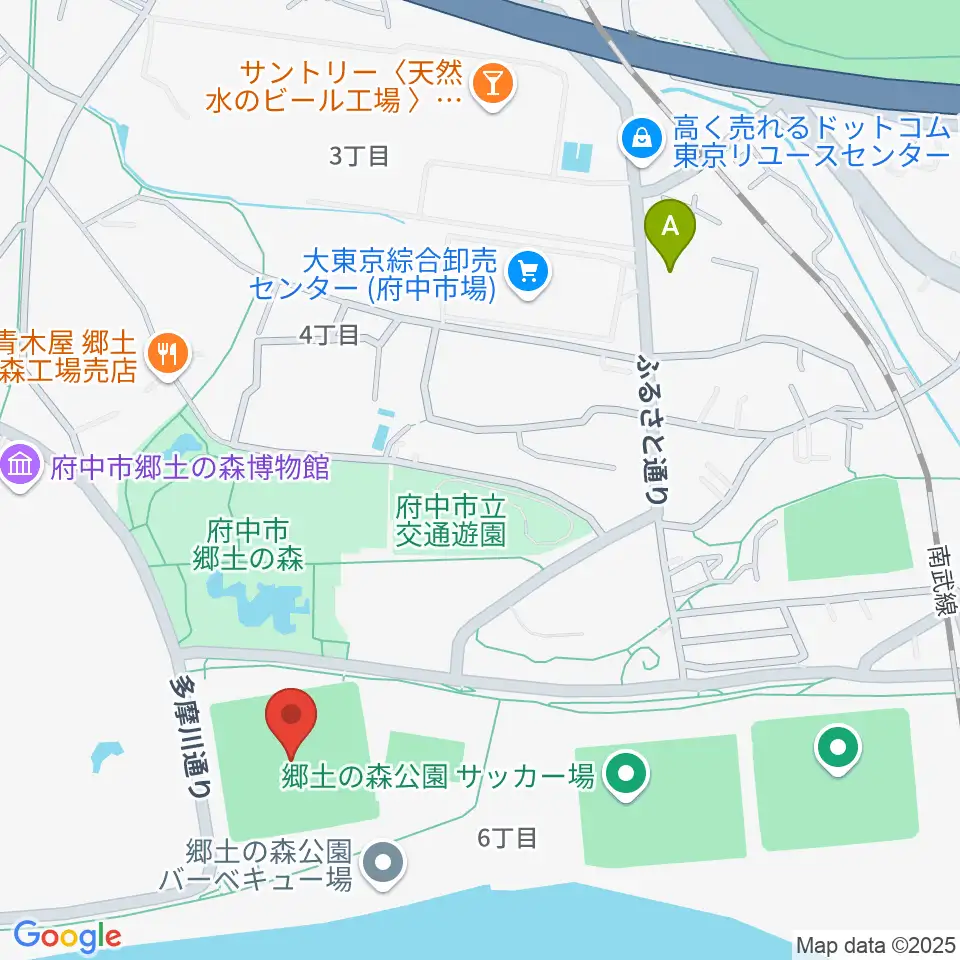 郷土の森第一野球場周辺のコンビニエンスストア一覧地図