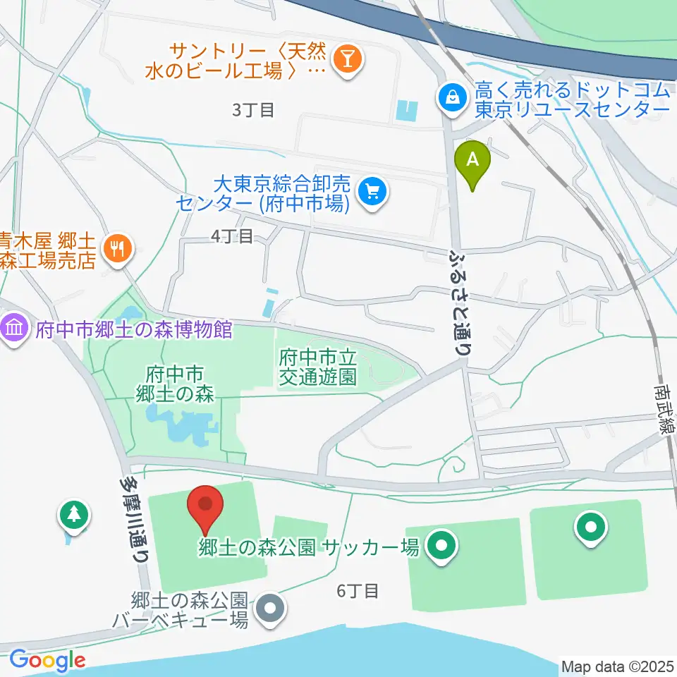 郷土の森第一野球場周辺のコンビニエンスストア一覧地図