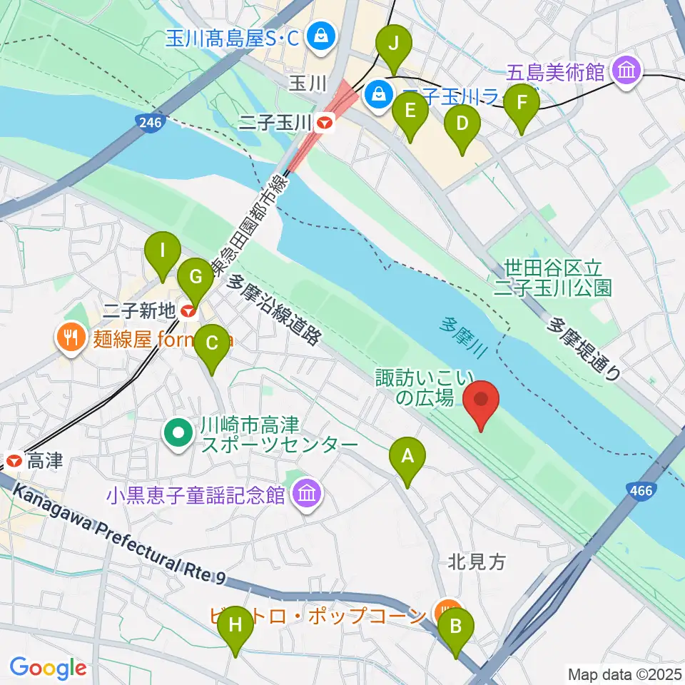 北見方野球場周辺のコンビニエンスストア一覧地図