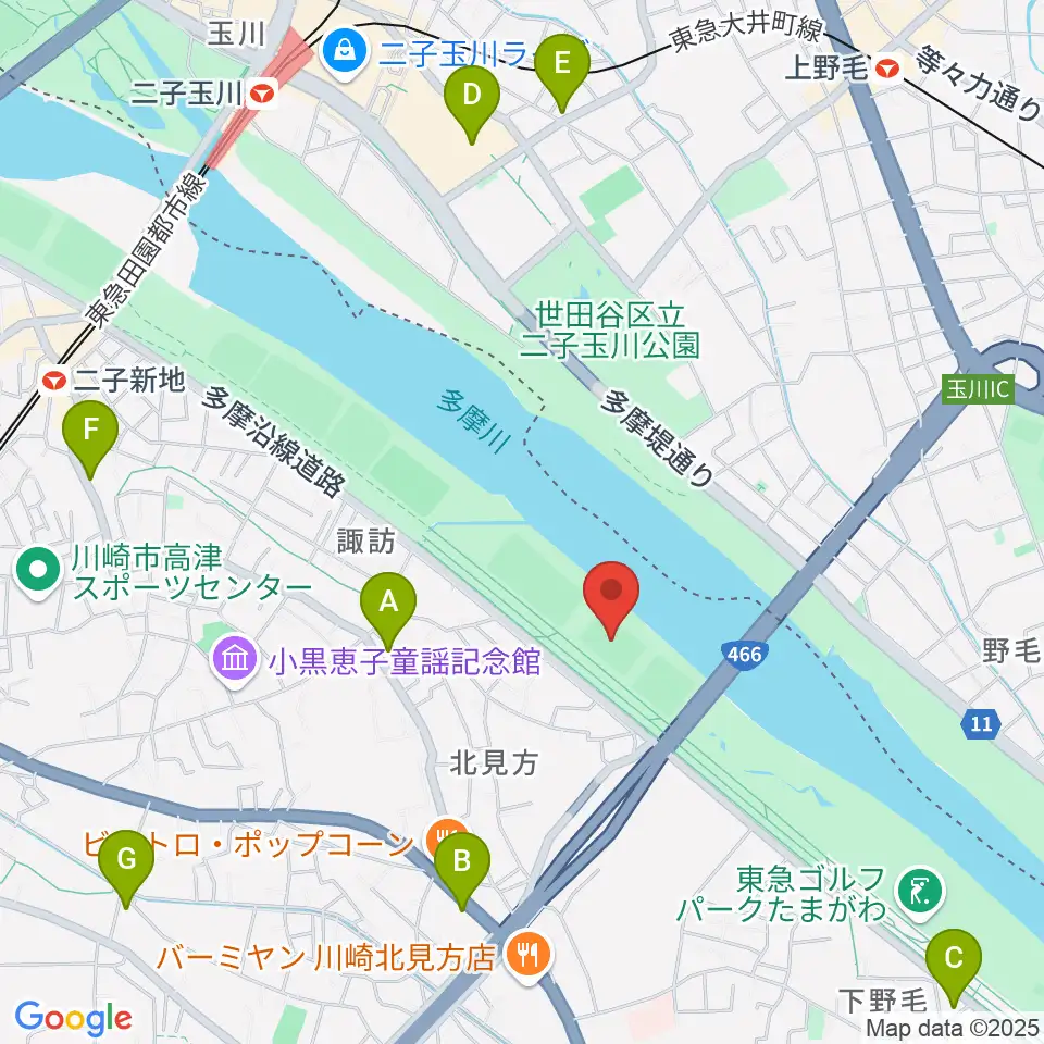 北見方少年サッカー場周辺のコンビニエンスストア一覧地図