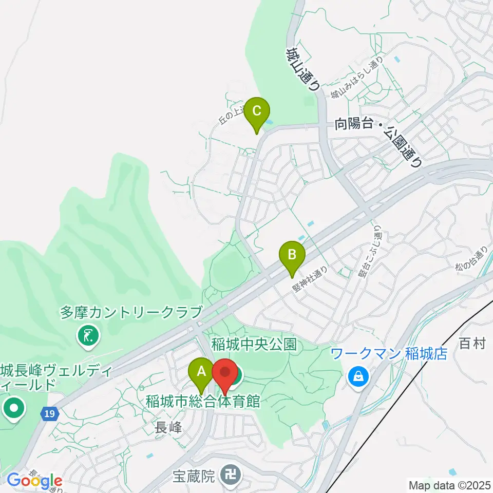 野村不動産いなぎアリーナ周辺のコンビニエンスストア一覧地図
