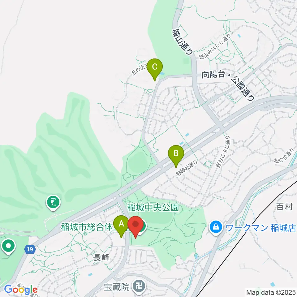野村不動産いなぎアリーナ周辺のコンビニエンスストア一覧地図