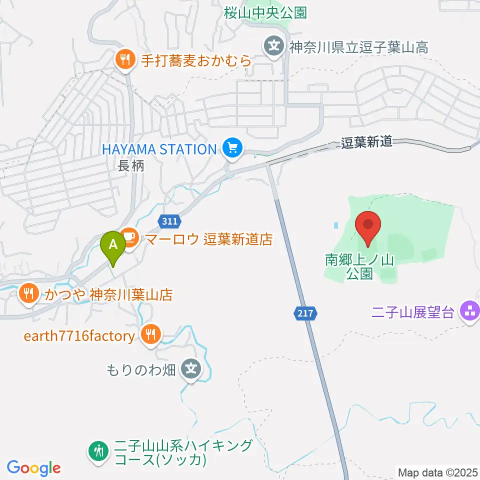 南郷上ノ山公園多目的グラウンド周辺のコンビニエンスストア一覧地図