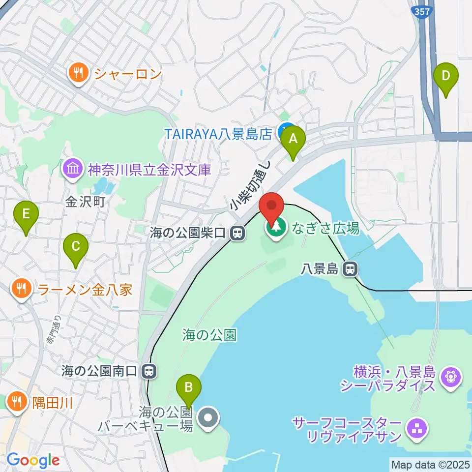 海の公園なぎさ広場多目的グラウンド周辺のコンビニエンスストア一覧地図