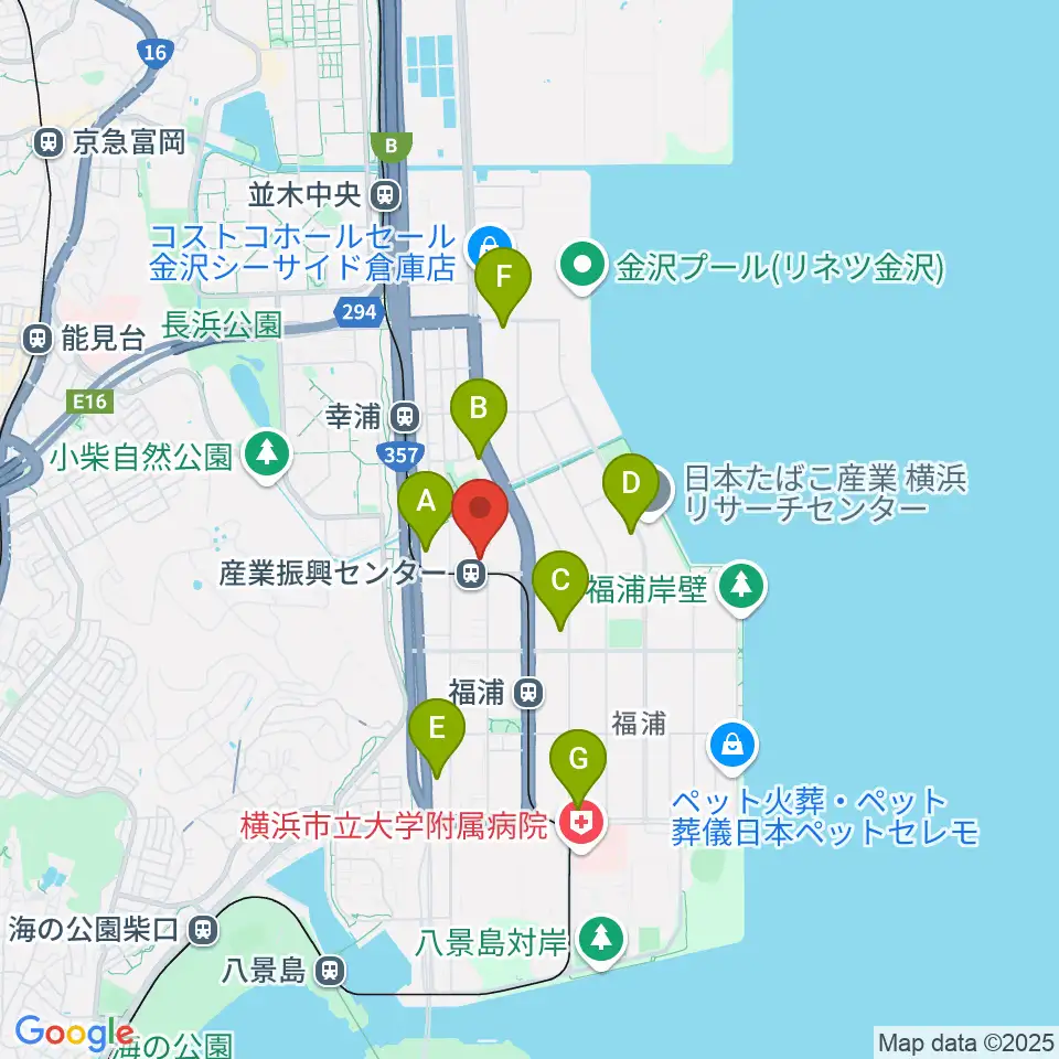 金沢産業振興センター サブグラウンド周辺のコンビニエンスストア一覧地図