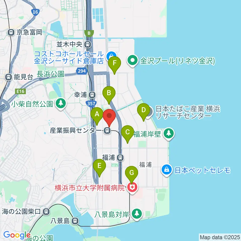金沢産業振興センター サブグラウンド周辺のコンビニエンスストア一覧地図