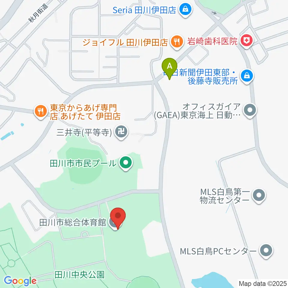 田川市総合体育館周辺のコンビニエンスストア一覧地図