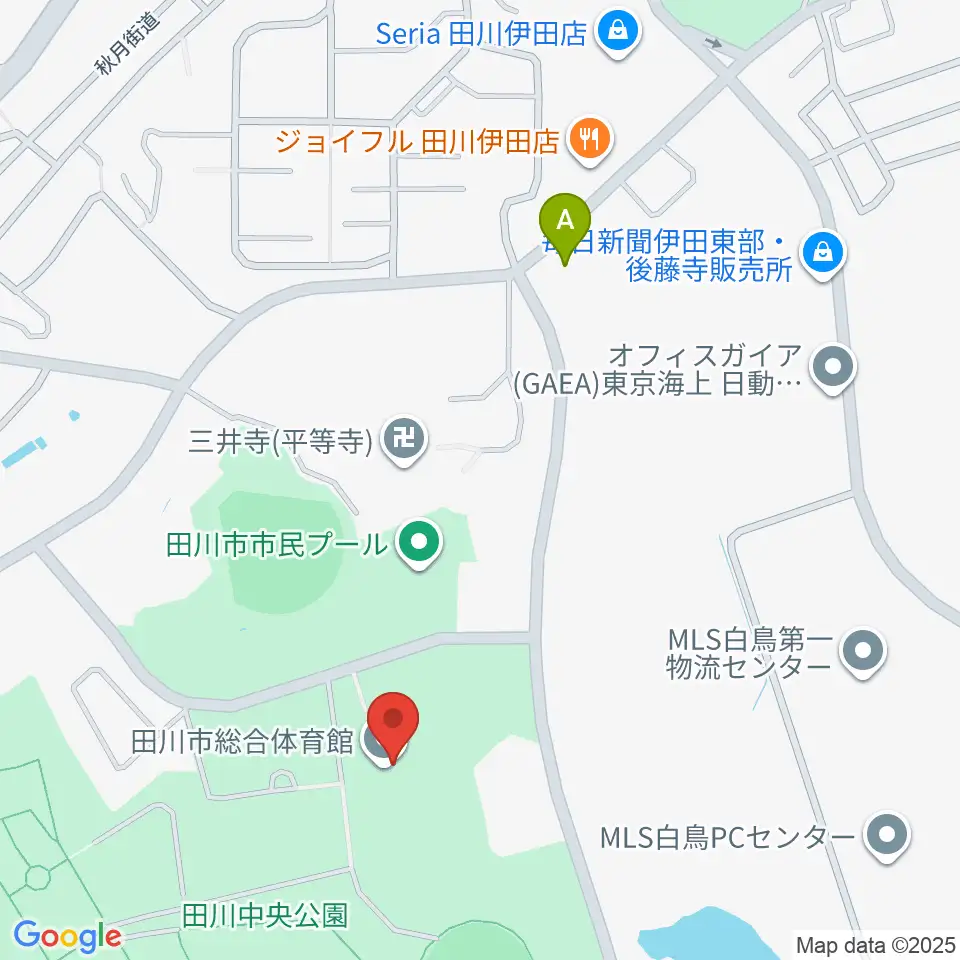 田川市総合体育館周辺のコンビニエンスストア一覧地図