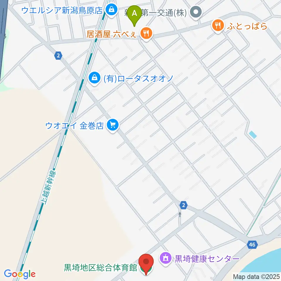 黒埼地区総合体育館周辺のコンビニエンスストア一覧地図