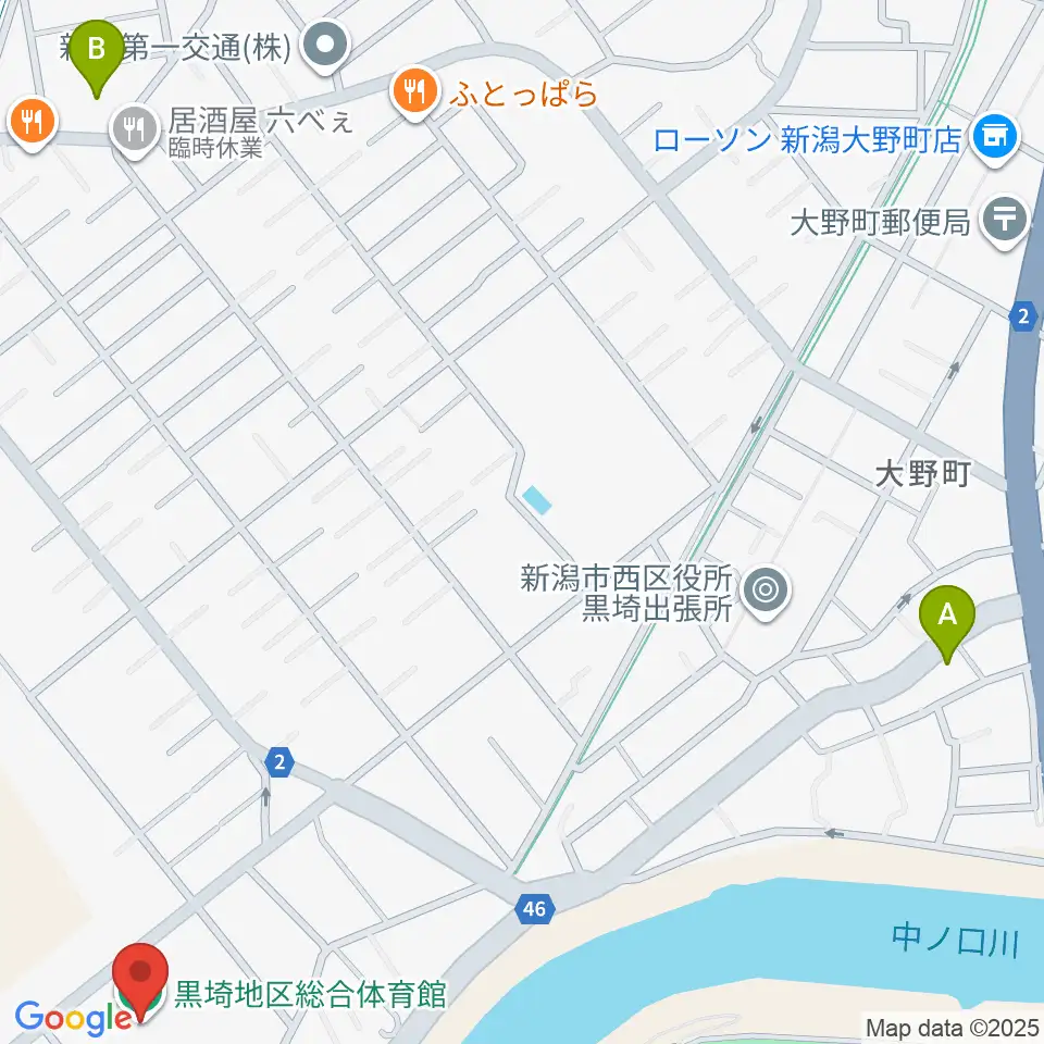 黒埼地区総合体育館周辺のコンビニエンスストア一覧地図