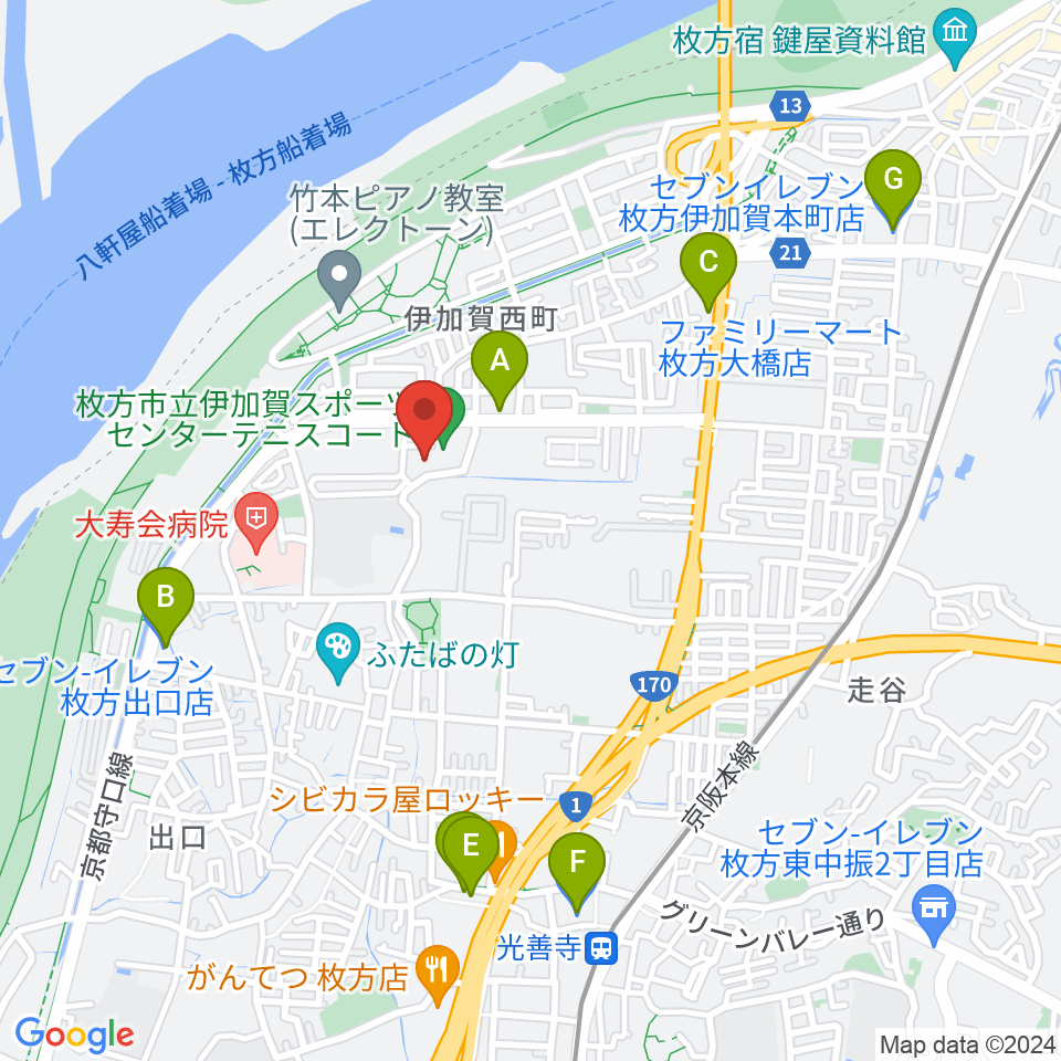 誠信建設工業伊加賀スポーツセンター周辺のコンビニエンスストア一覧地図