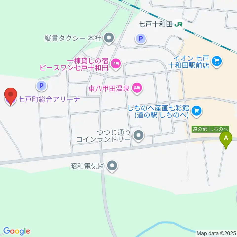 七戸町総合アリーナ周辺のコンビニエンスストア一覧地図