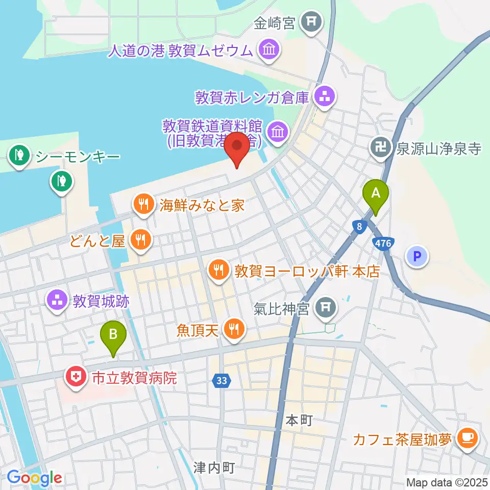 きらめきみなと館周辺のコンビニエンスストア一覧地図