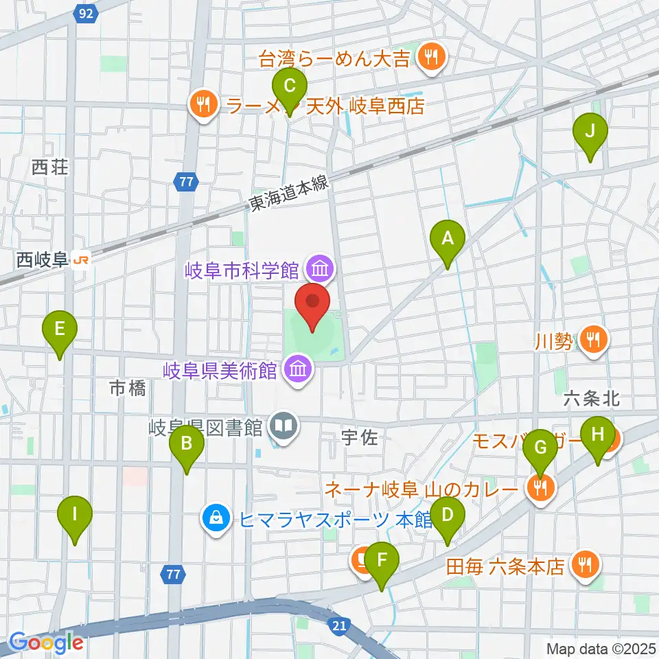 八ツ草公園野球場周辺のコンビニエンスストア一覧地図