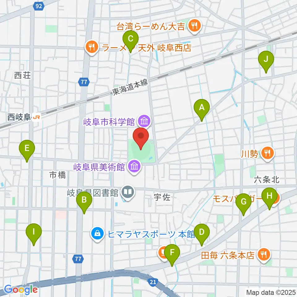 八ツ草公園野球場周辺のコンビニエンスストア一覧地図