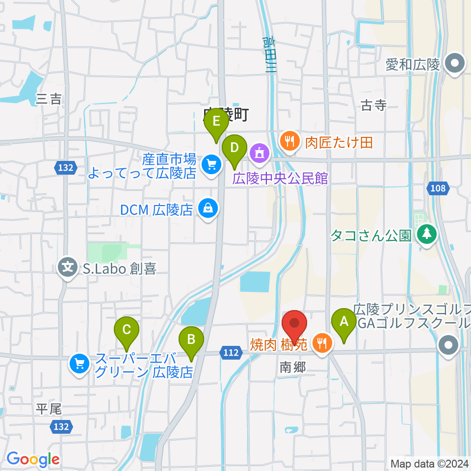 ニュービートスタジオ周辺のコンビニエンスストア一覧地図