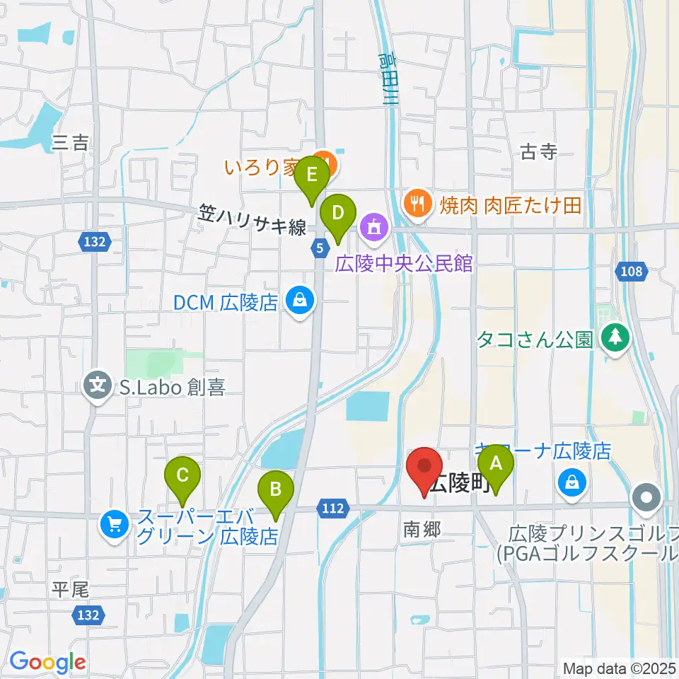 ニュービートスタジオ周辺のコンビニエンスストア一覧地図