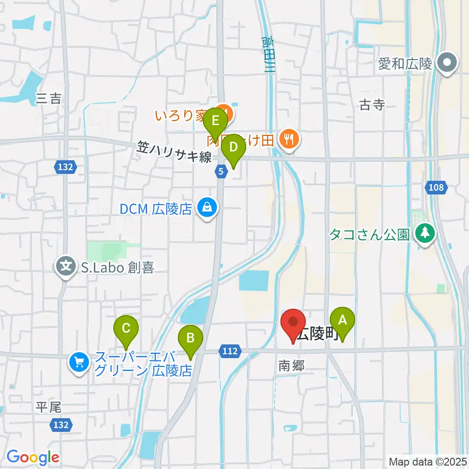 ニュービートスタジオ周辺のコンビニエンスストア一覧地図