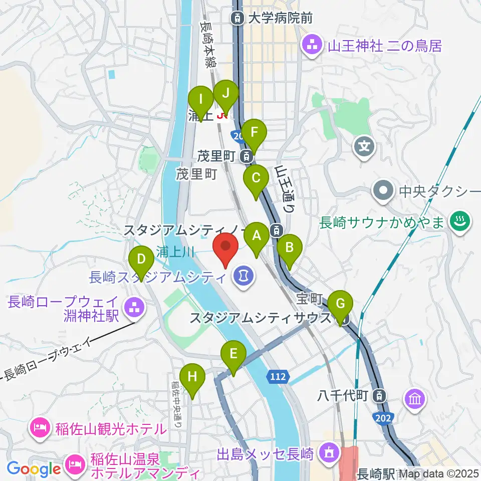 ハピネスアリーナ周辺のコンビニエンスストア一覧地図