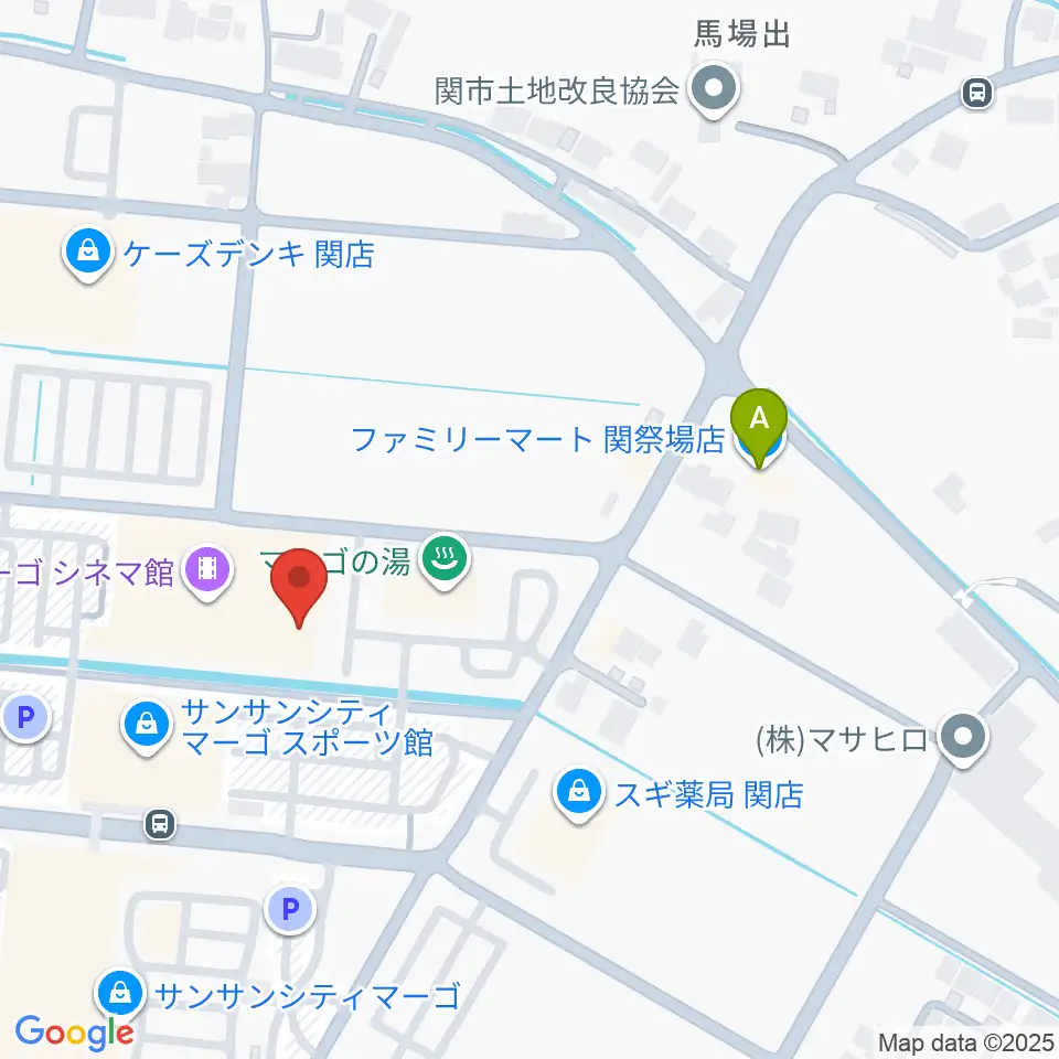 シネックスマーゴ周辺のコンビニエンスストア一覧地図