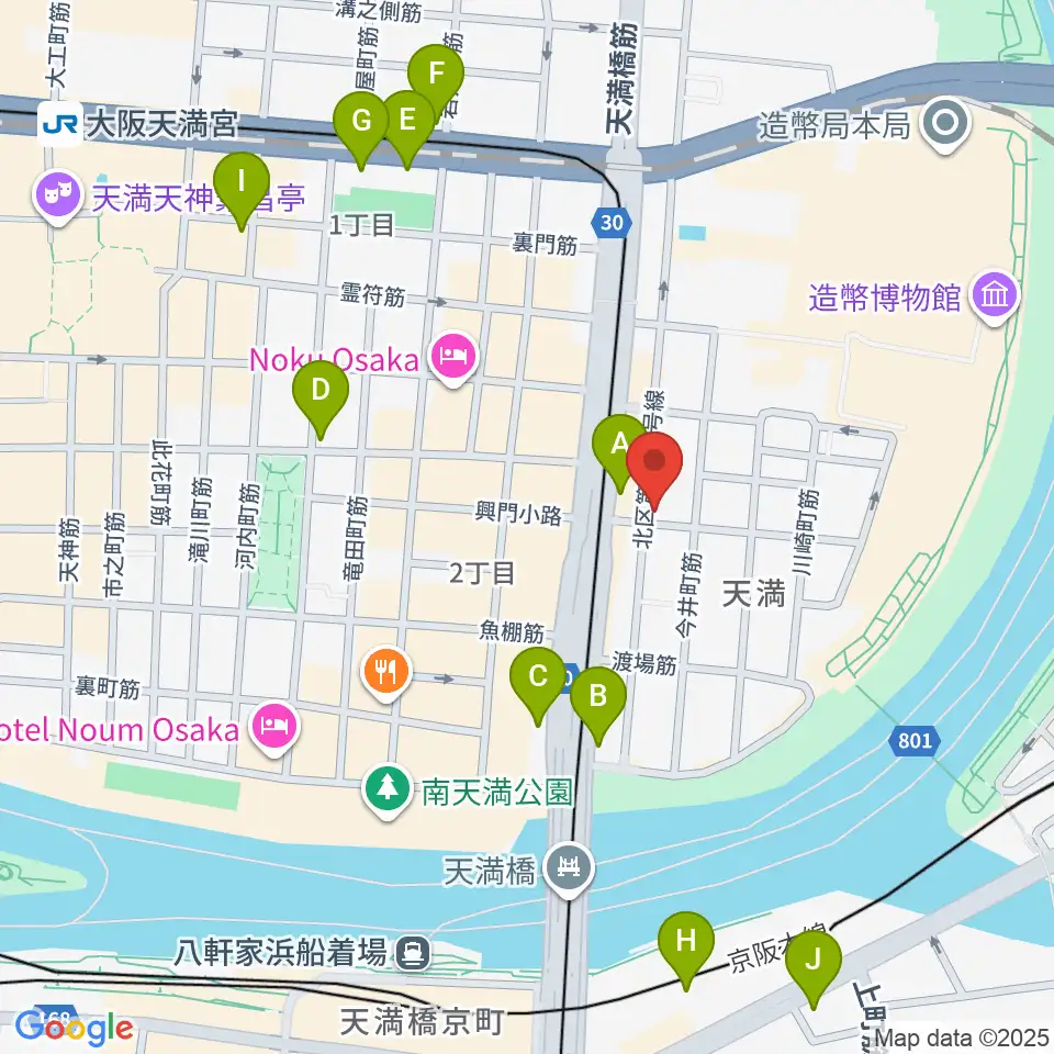クロスフェイズスタジオ周辺のコンビニエンスストア一覧地図