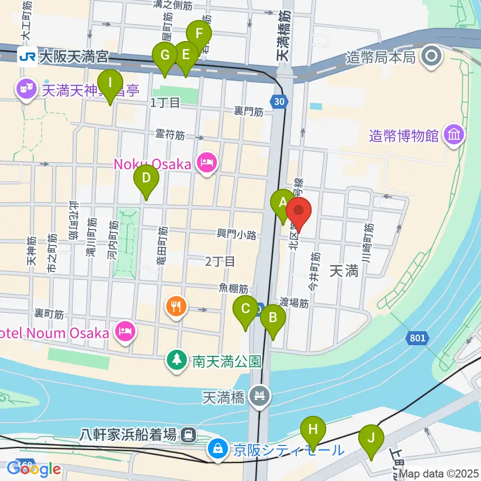 クロスフェイズスタジオ周辺のコンビニエンスストア一覧地図