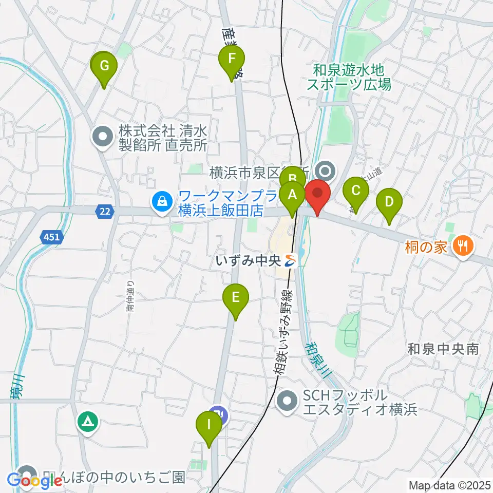 スタジオブルーム周辺のコンビニエンスストア一覧地図