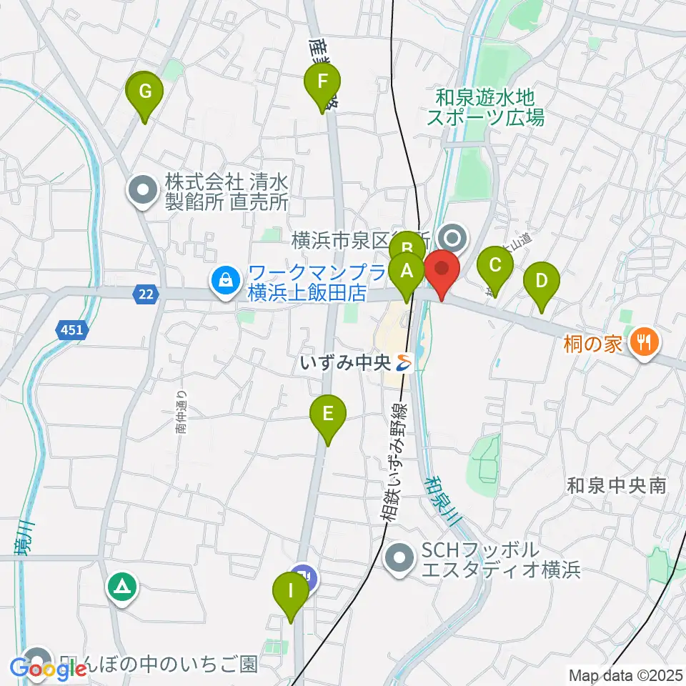 スタジオブルーム周辺のコンビニエンスストア一覧地図