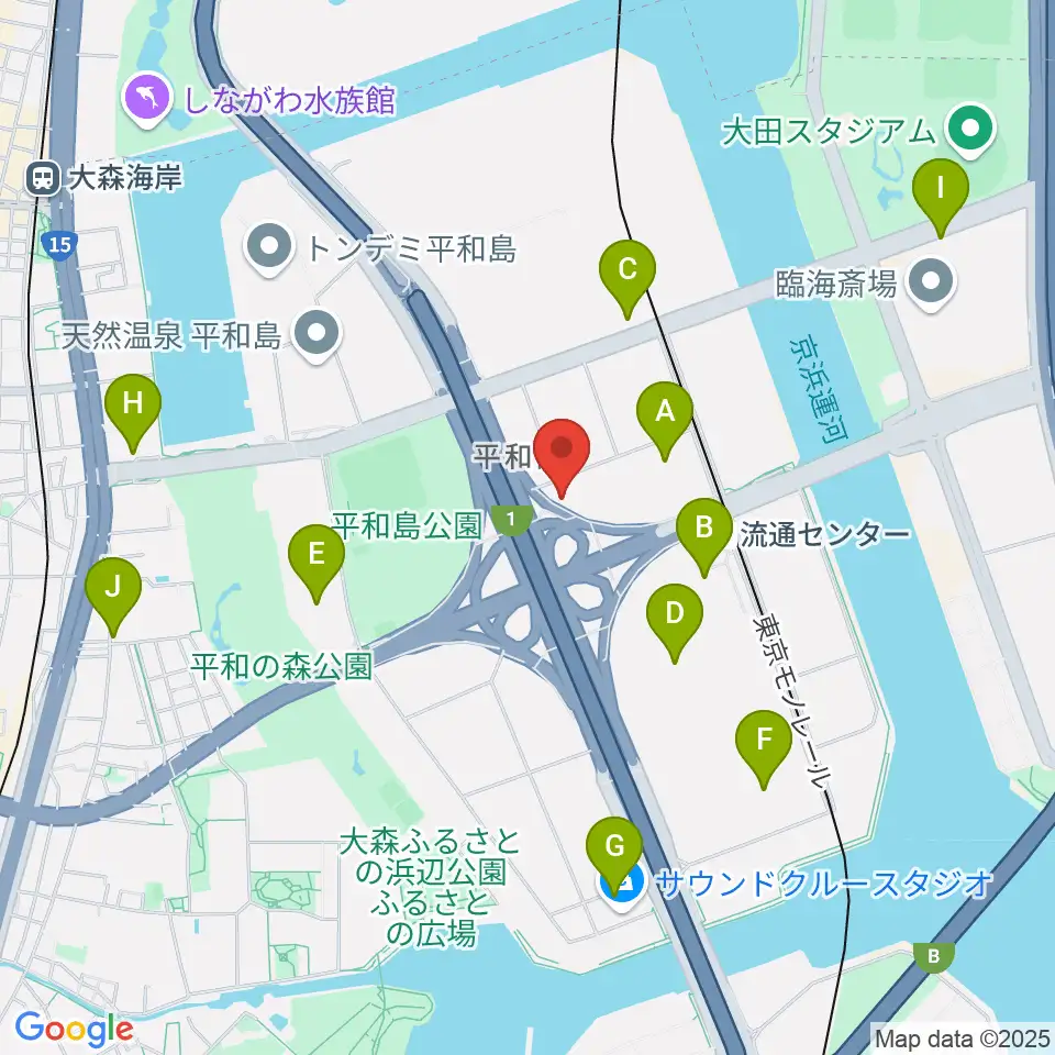 TIC Studio周辺のコンビニエンスストア一覧地図