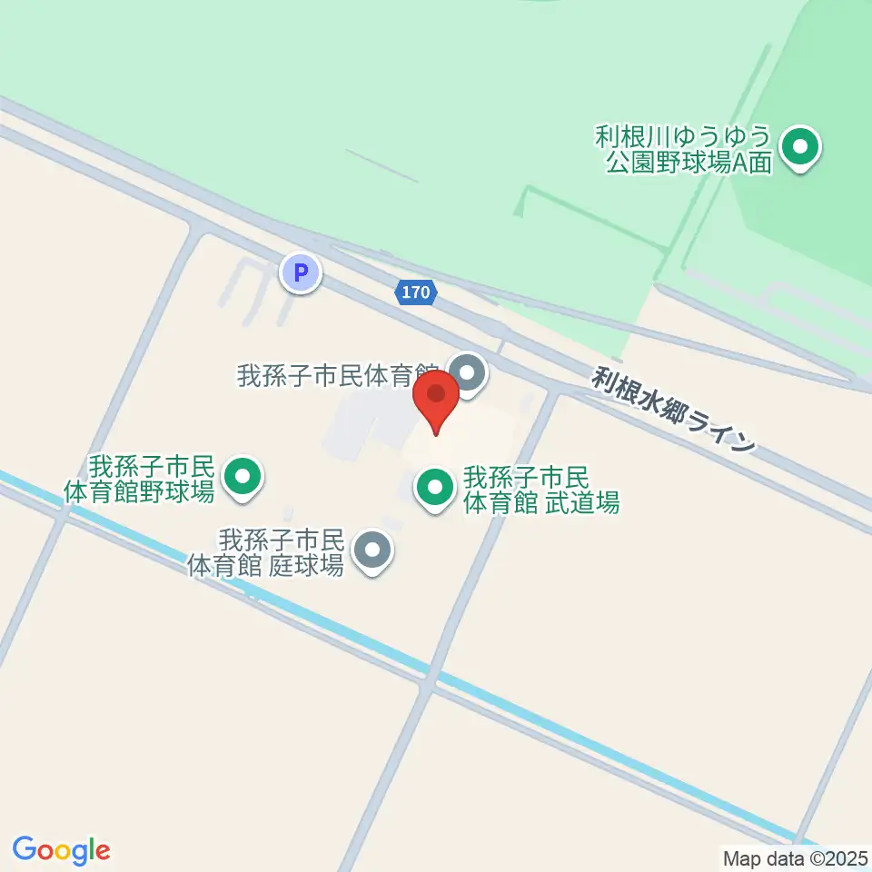 我孫子市民体育館周辺のコンビニエンスストア一覧地図