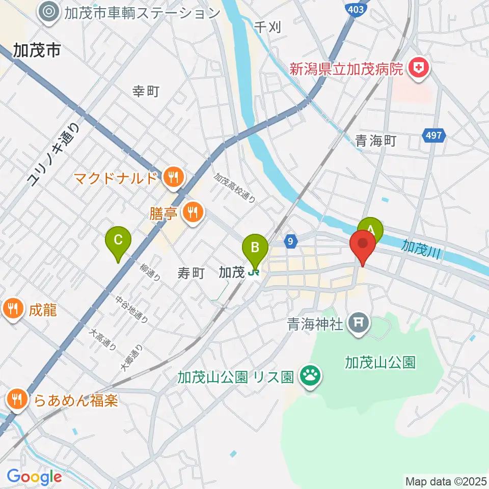 スタジオアッシュ周辺のコンビニエンスストア一覧地図