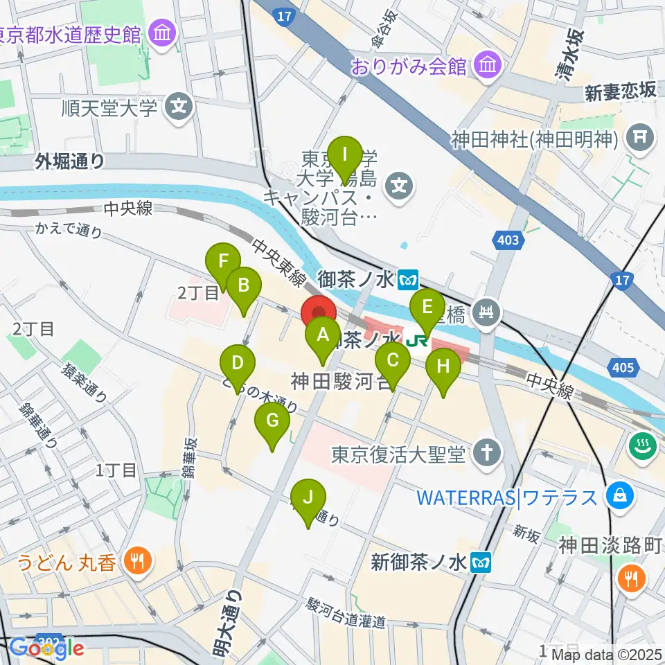 ESP GROOVE LOUNGE TOKYO周辺のコンビニエンスストア一覧地図